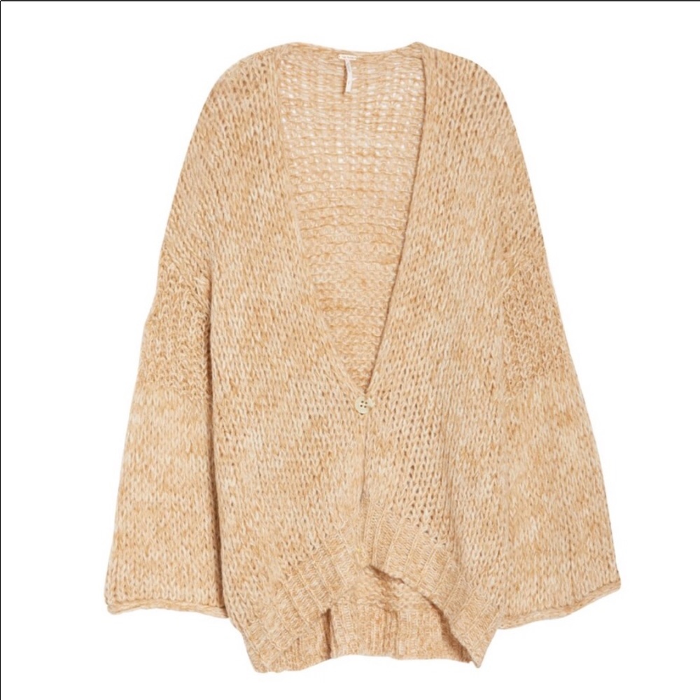Home Town Wood Knit Loose Fit Cardigan Medium - Picture 7 of 7